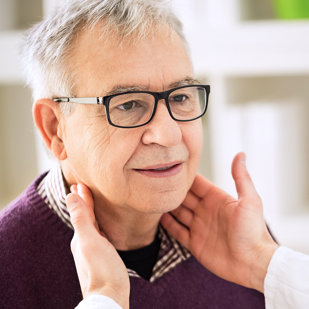 A man getting an examination